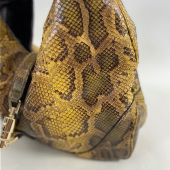 Authentic & Rare Gucci Python Leather Jackie Limited Edition Shoulder Handbag - Picture 11 of 16